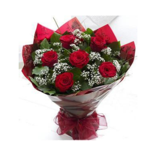 6 Red Roses